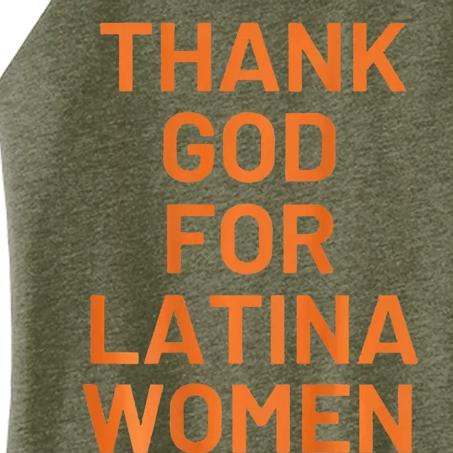 Thank God For Latina Women’s Perfect Tri Rocker Tank