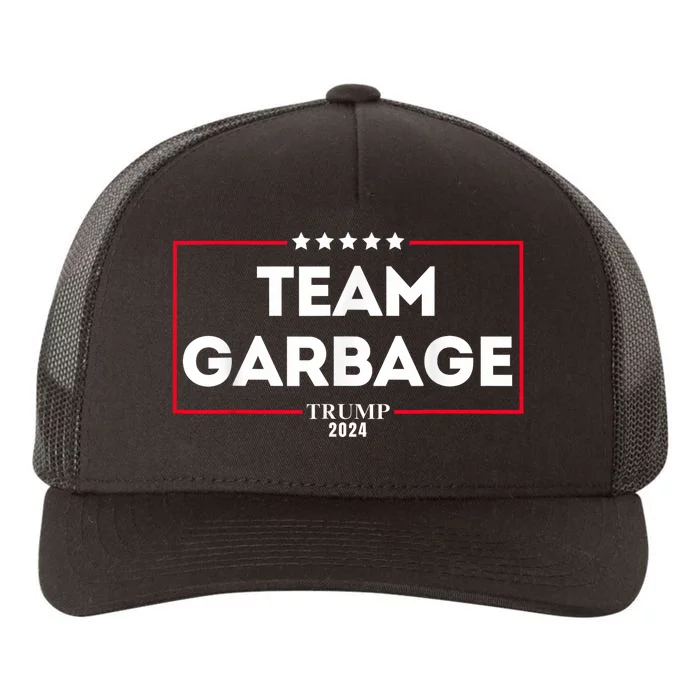 Team Garbage For Trump 2024 Yupoong Adult 5-Panel Trucker Hat