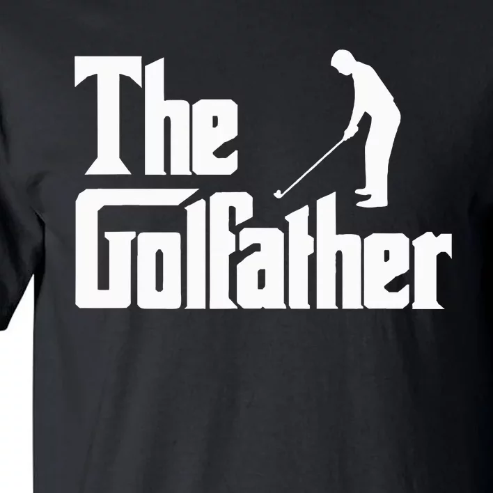 The Golfather Funny Xmas Golf Gift For Golfers Tall T-Shirt