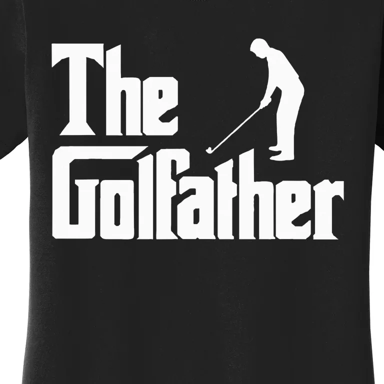 The Golfather Funny Xmas Golf Gift For Golfers Women's T-Shirt