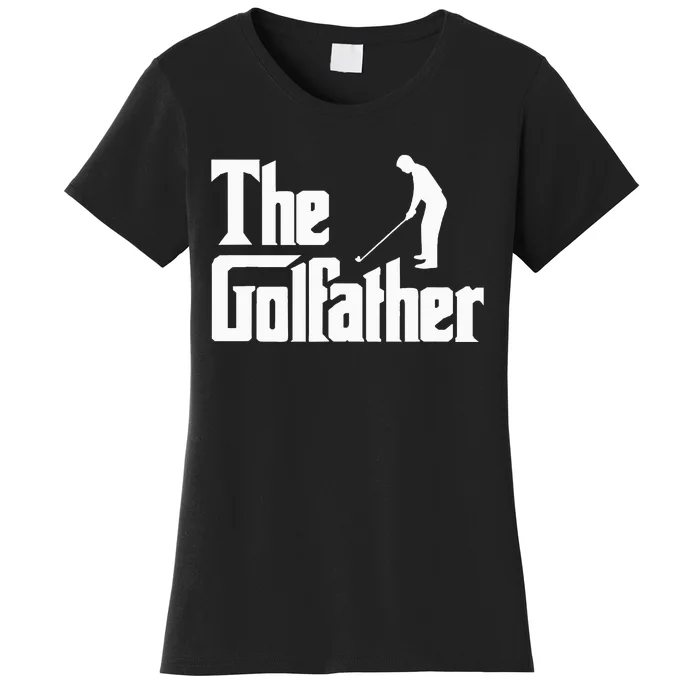 The Golfather Funny Xmas Golf Gift For Golfers Women's T-Shirt