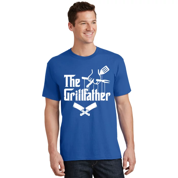 The Grillfather Funny Grill Master Bbq Gift T-Shirt