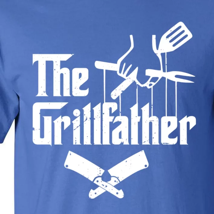 The Grillfather Funny Grill Master Bbq Gift Tall T-Shirt