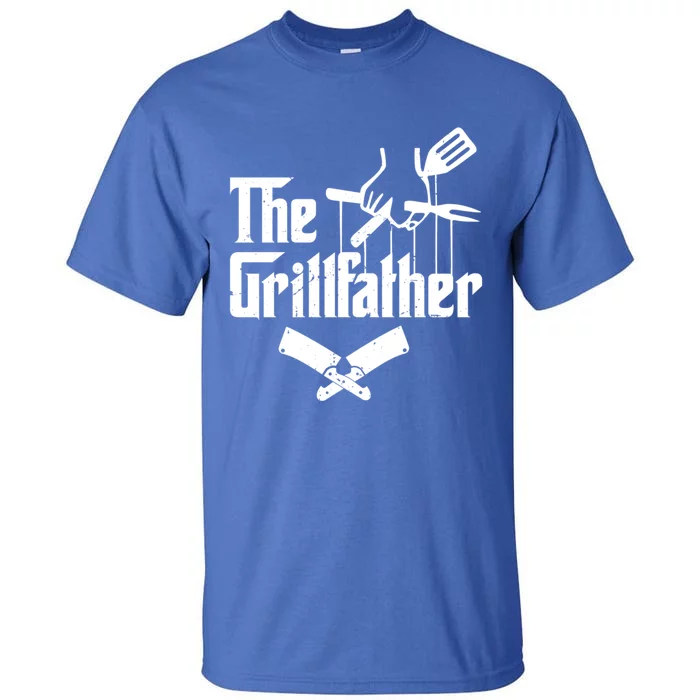 The Grillfather Funny Grill Master Bbq Gift Tall T-Shirt