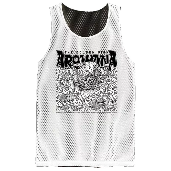 The Golden Fish Arowana Mesh Reversible Basketball Jersey Tank