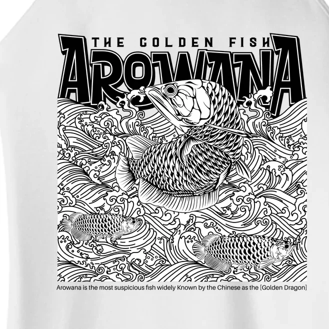 The Golden Fish Arowana Women’s Perfect Tri Rocker Tank