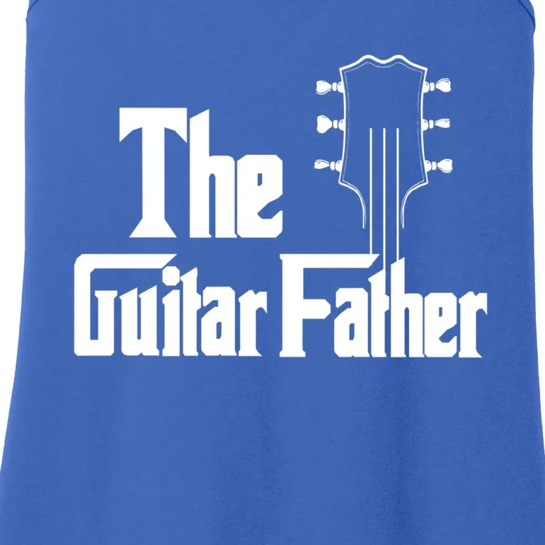 The Guitar Father Musician Pick Gift Ladies Essential Tank