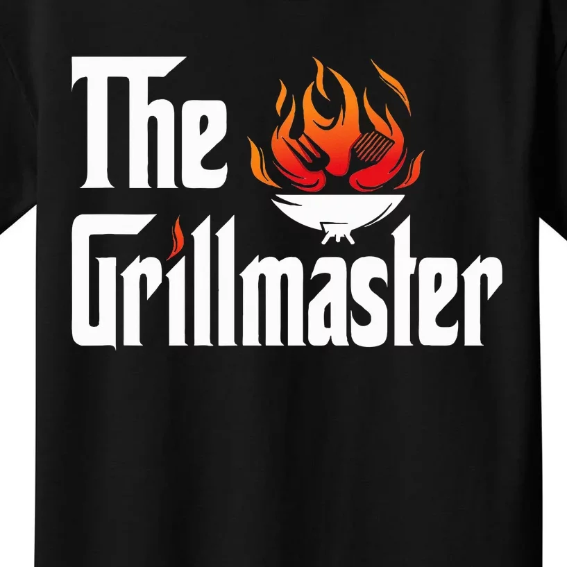 The Grilling Father The Grillmaster Kids T-Shirt