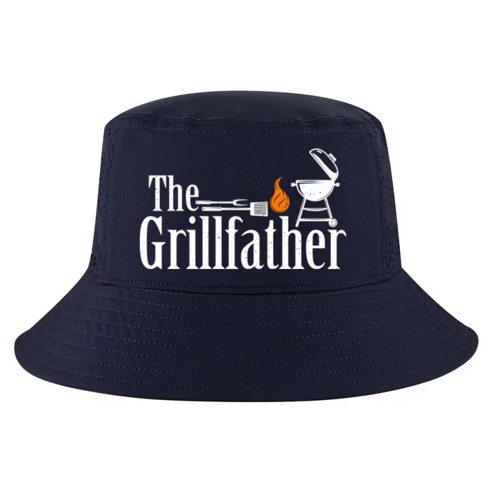 The Grillfather Funny Smoker Grilling Dad Cool Gift Cool Comfort Performance Bucket Hat