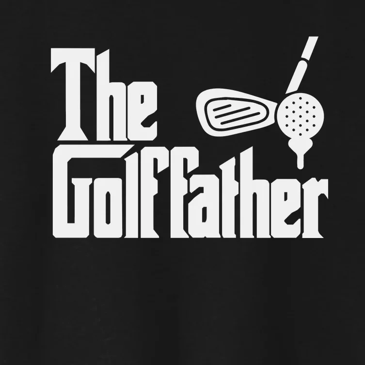 The Golf Father Father's Day Women's Crop Top Tee