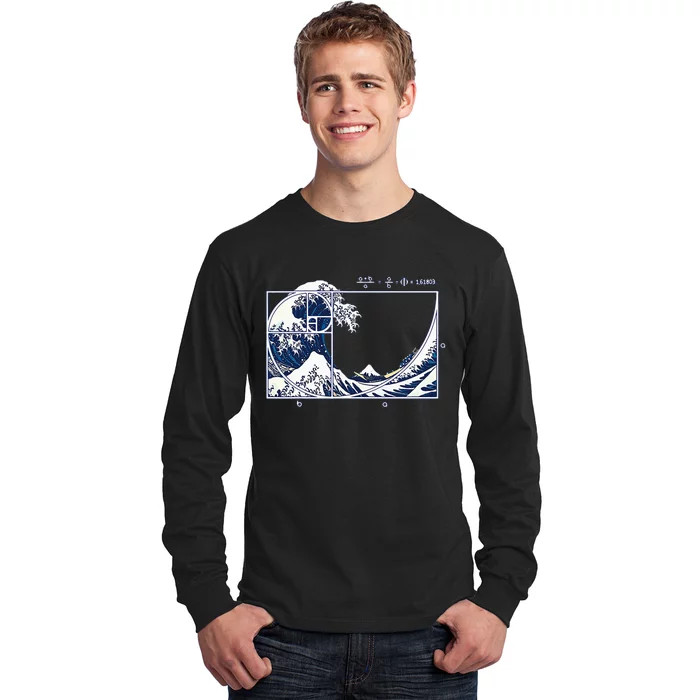 The Great Fibonaccis Waves Long Sleeve Shirt