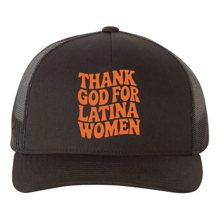 Thank God For Latina Women Yupoong Adult 5-Panel Trucker Hat