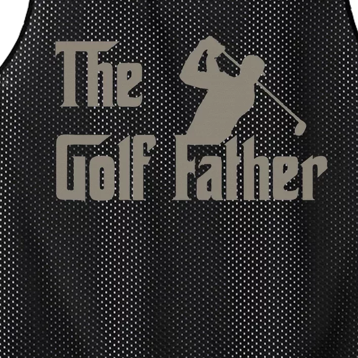 The Golf Father Funny Golfing For Golfer Mesh Reversible Basketball Jersey Tank