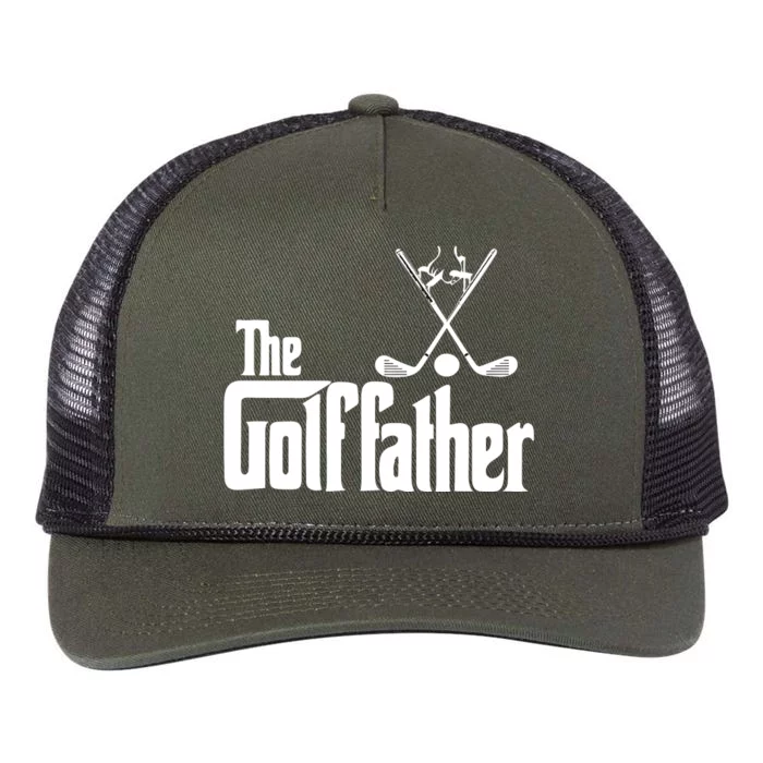 The Golf Father Gift For Dad Fathers Day Retro Rope Trucker Hat Cap