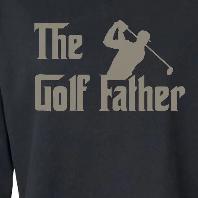 The Golf Father Funny Golfing For Golfer Cropped Pullover Crew