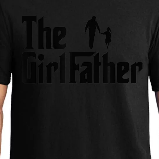 The Girl Father Funny Dad of Girl Daddy Daughter Pajama Set