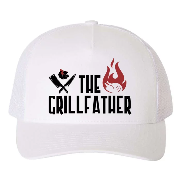 The Grillfather Funny Chef Yupoong Adult 5-Panel Trucker Hat