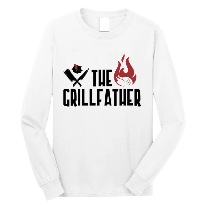 The Grillfather Funny Chef Long Sleeve Shirt