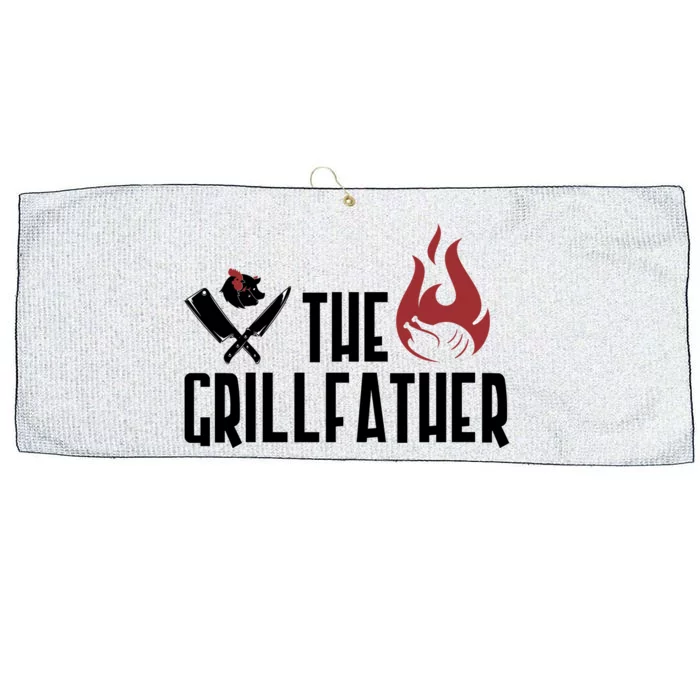 The Grillfather Funny Chef Large Microfiber Waffle Golf Towel