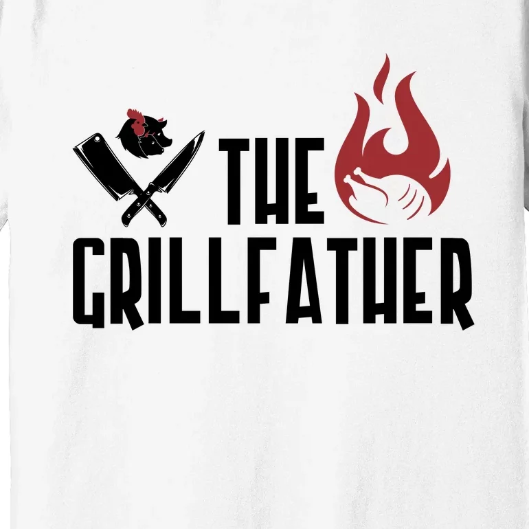 The Grillfather Funny Chef Premium T-Shirt