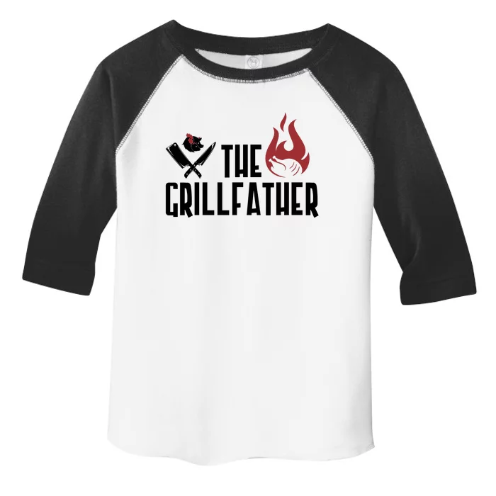 The Grillfather Funny Chef Toddler Fine Jersey T-Shirt