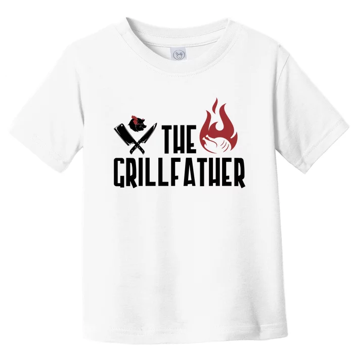 The Grillfather Funny Chef Toddler T-Shirt