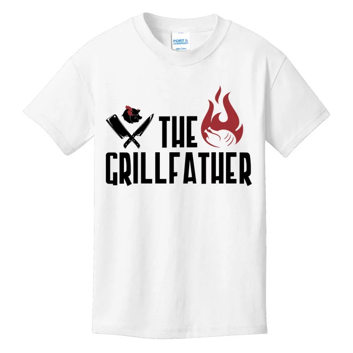 The Grillfather Funny Chef Kids T-Shirt