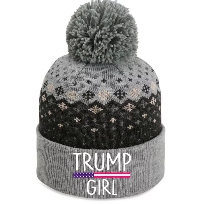 Trump Gift For Women Gift Donald Trump Girl 2020 Gift The Baniff Cuffed Pom Beanie