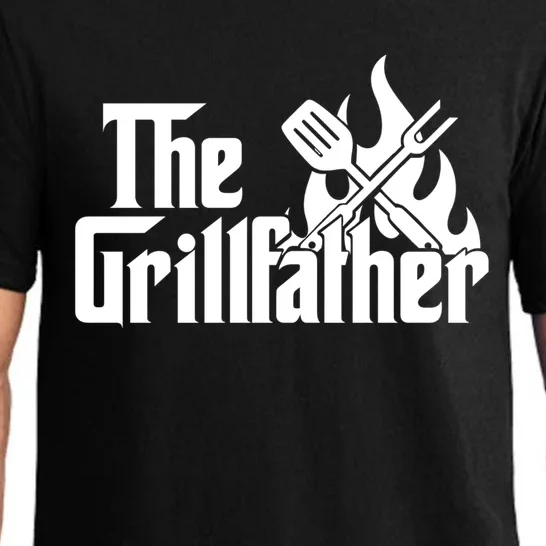 The Grillfather Fire Spatula Meat Fork Retro Movie Parody Gift Pajama Set