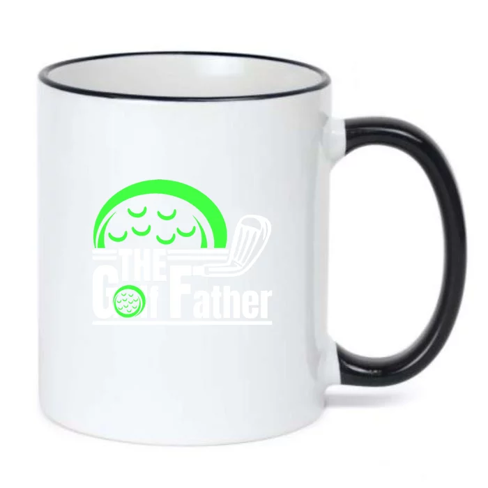 The Golf Father Retro Father's Day Gift For Dad Black Color Changing Mug