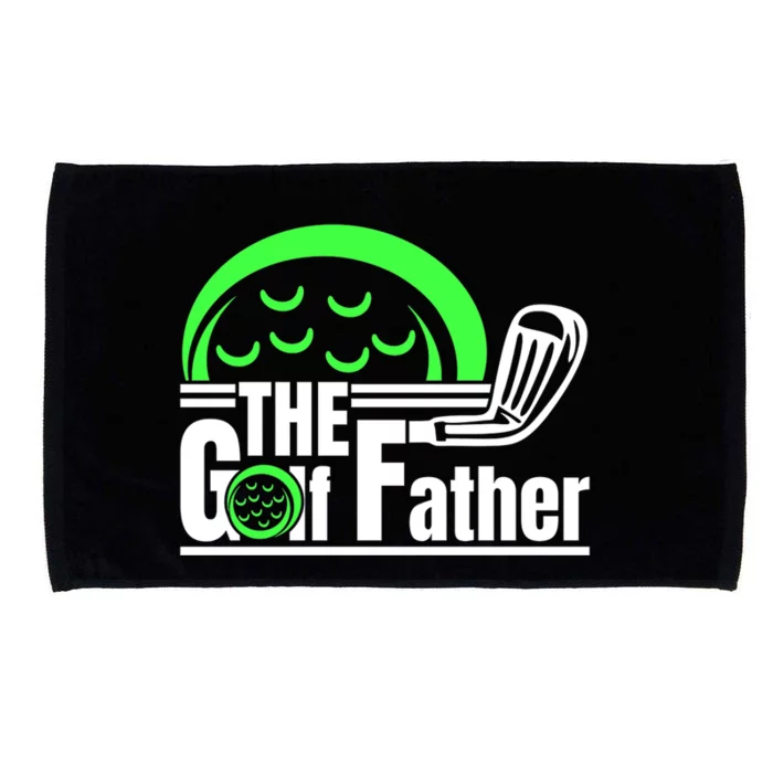 The Golf Father Retro Father's Day Gift For Dad Microfiber Hand Towel