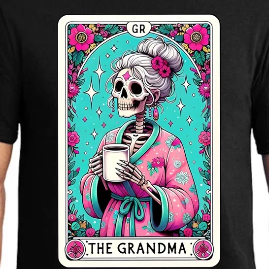 The Grandma Funny Tarot Card Skeleton Mothers Day Gift Pajama Set