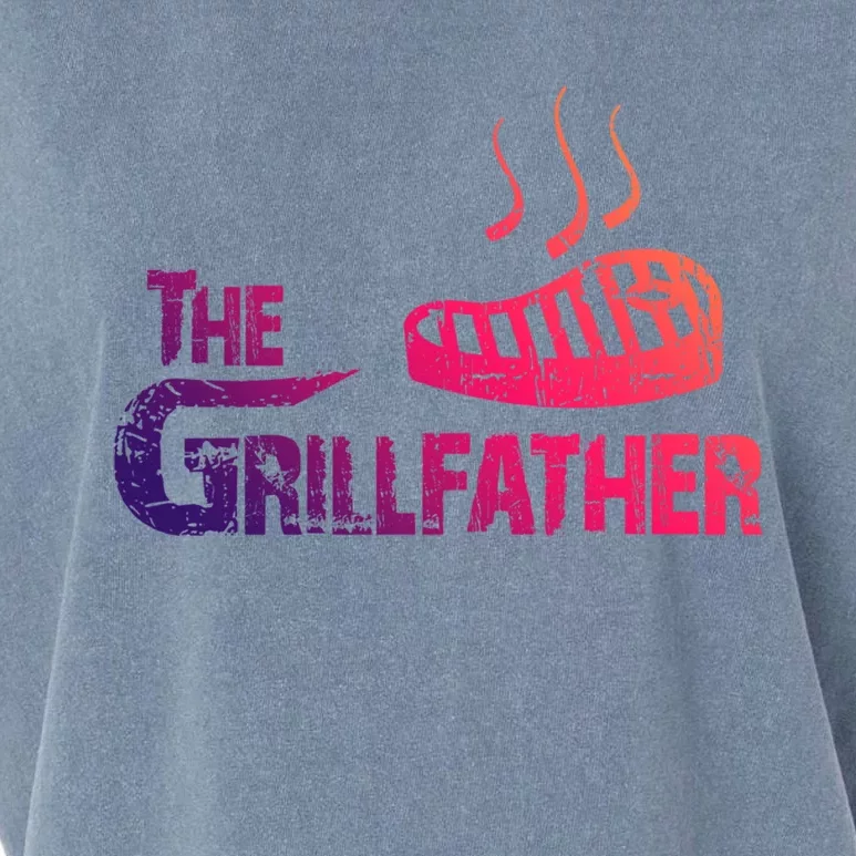 The Grillfather Funny Barbeque Grilling Gift Garment-Dyed Women's Muscle Tee