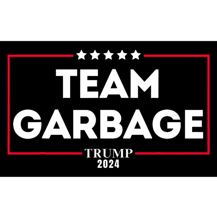 Team Garbage For Trump 2024 Bumper Sticker