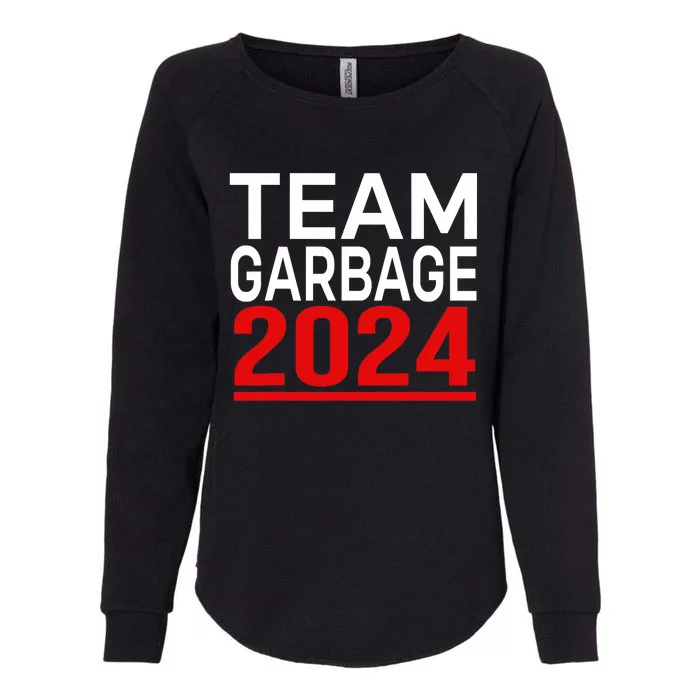 Team Garbage For Trump 2024 Womens California Wash Sweatshirt