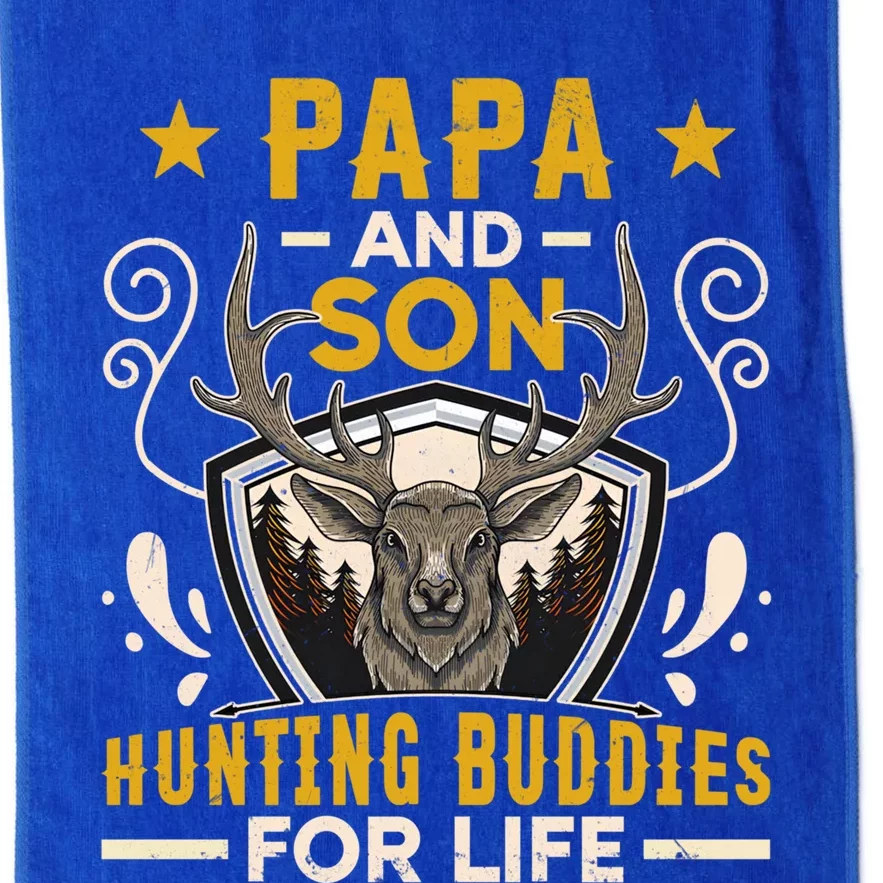 Tee Gift For Dad Papa And Son Hunting Buddies For Life Cool Gift Platinum Collection Golf Towel