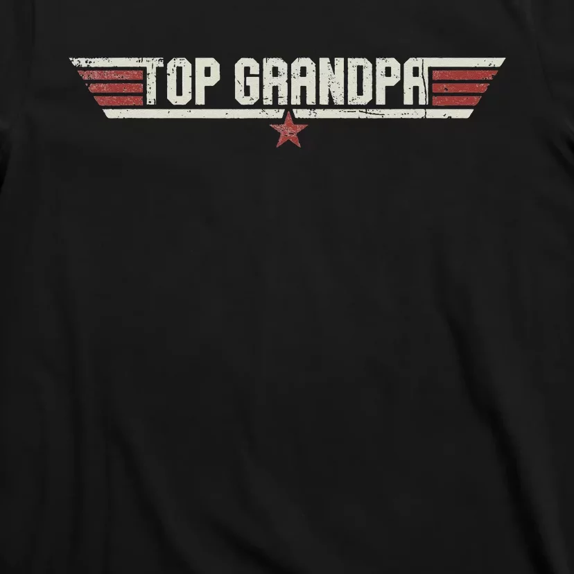 Top Grandpa Funny Vintage 80s 80's Grandfather Father's Day T-Shirt
