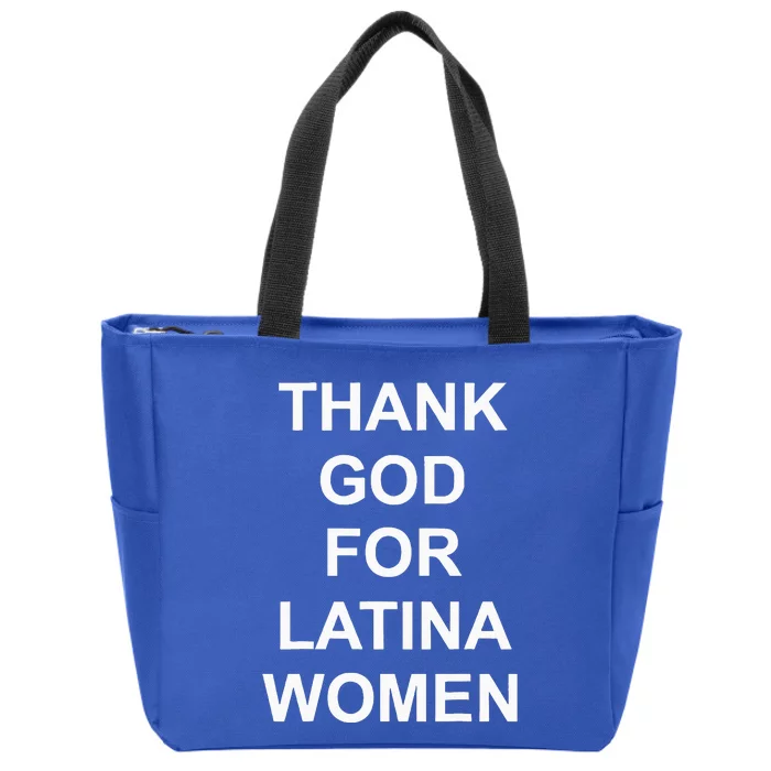 Thank God For Latina Zip Tote Bag