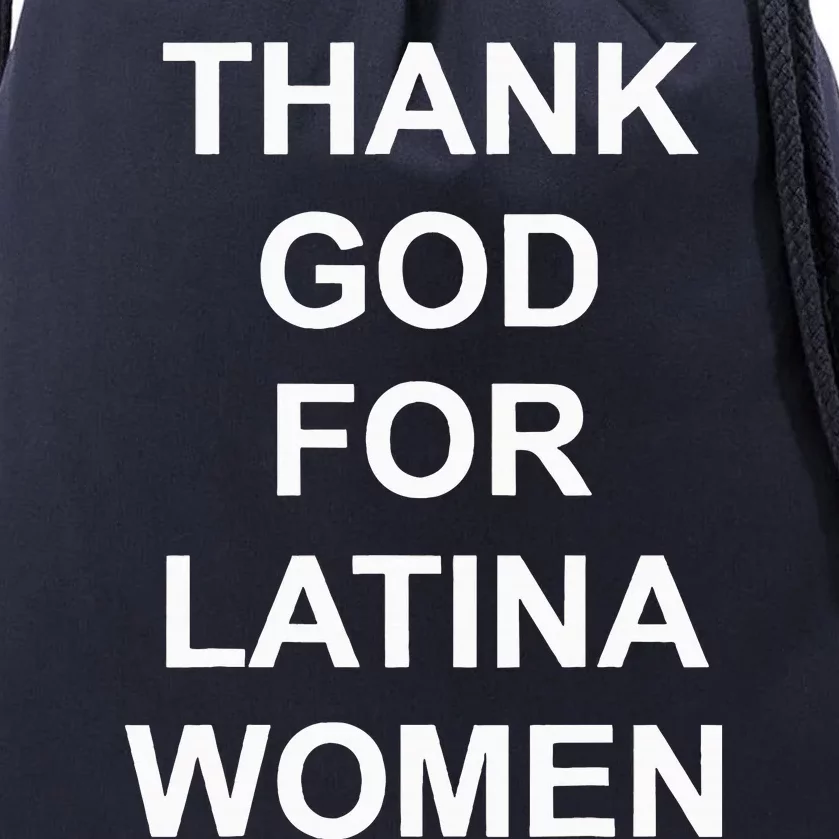 Thank God For Latina Drawstring Bag