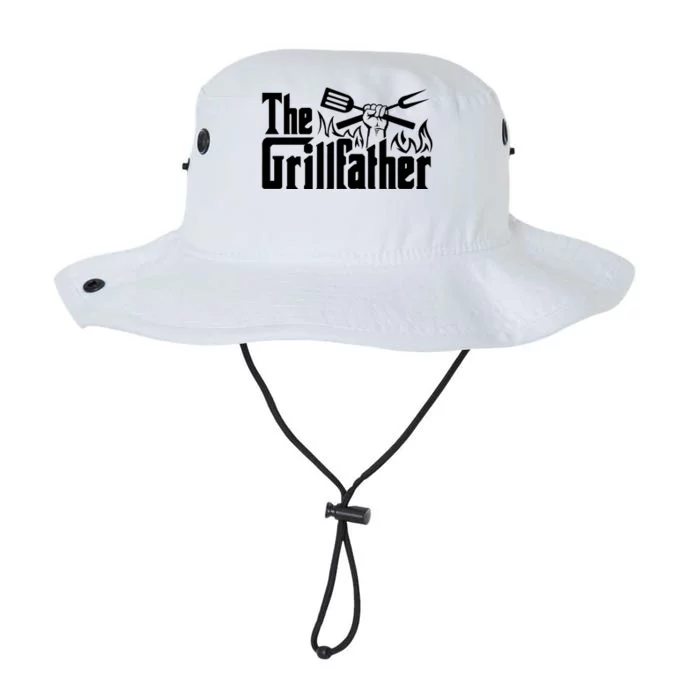 The Grillfather Funny Cool Bbq Grill Chef Funny Gift Legacy Cool Fit Booney Bucket Hat