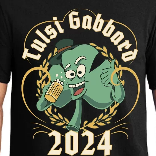 Tulsi Gabbard For President 2024 St Patrick's Day Pajama Set