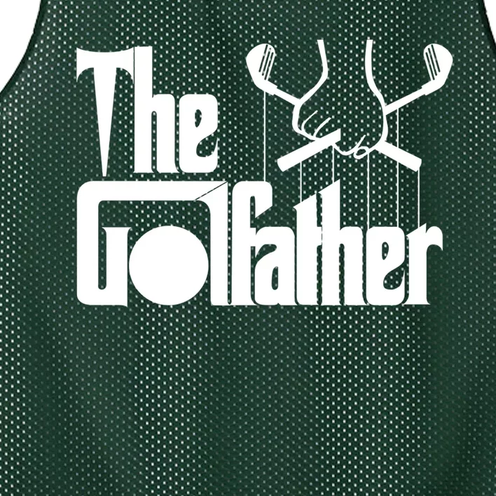 The Golf Father Funny Golfing Mesh Reversible Basketball Jersey Tank