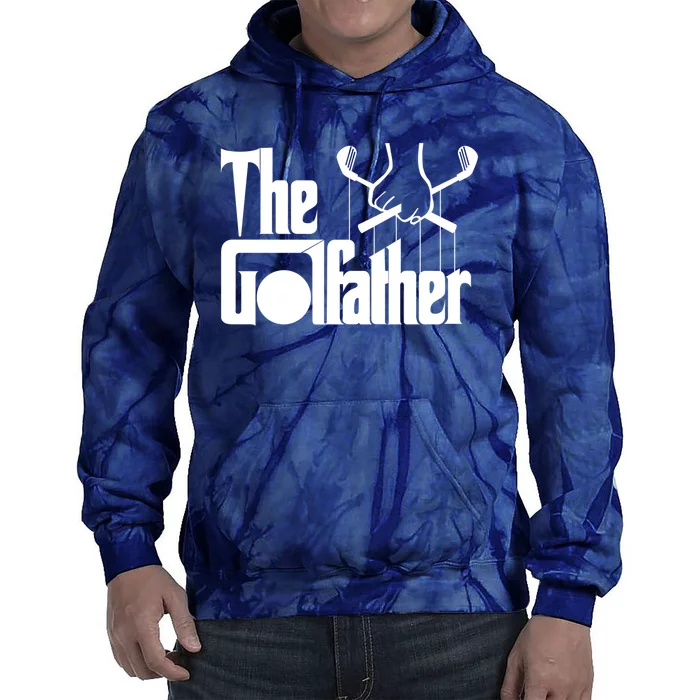 The Golf Father Funny Golfing Tie Dye Hoodie