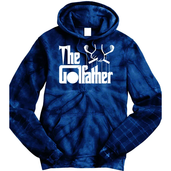 The Golf Father Funny Golfing Tie Dye Hoodie