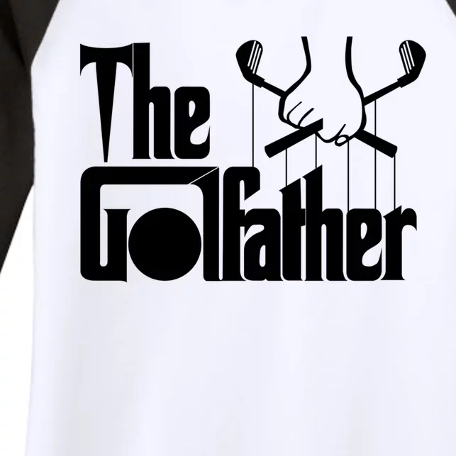 The Golf Father Funny Golfing Women's Tri-Blend 3/4-Sleeve Raglan Shirt