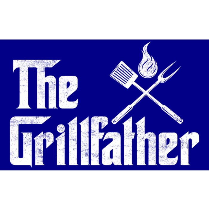 The Grillfather Funny Dad Bbq Gift Bumper Sticker