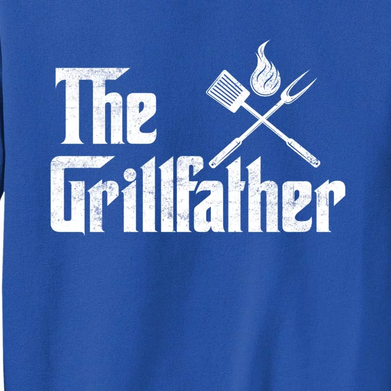 The Grillfather Funny Dad Bbq Gift Tall Sweatshirt