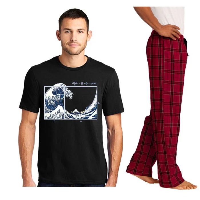 The Great Fibonacci Wave Pajama Set