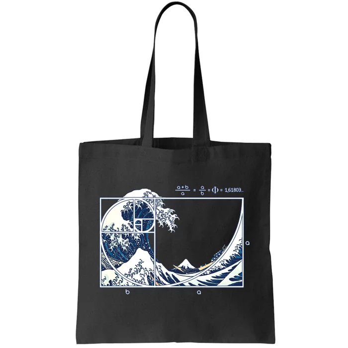 The Great Fibonacci Wave Tote Bag