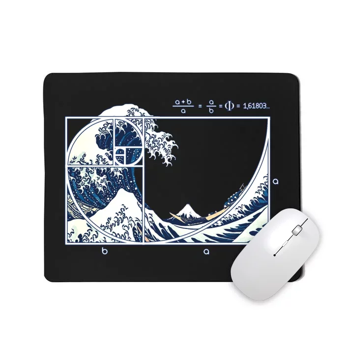 The Great Fibonacci Wave Mousepad